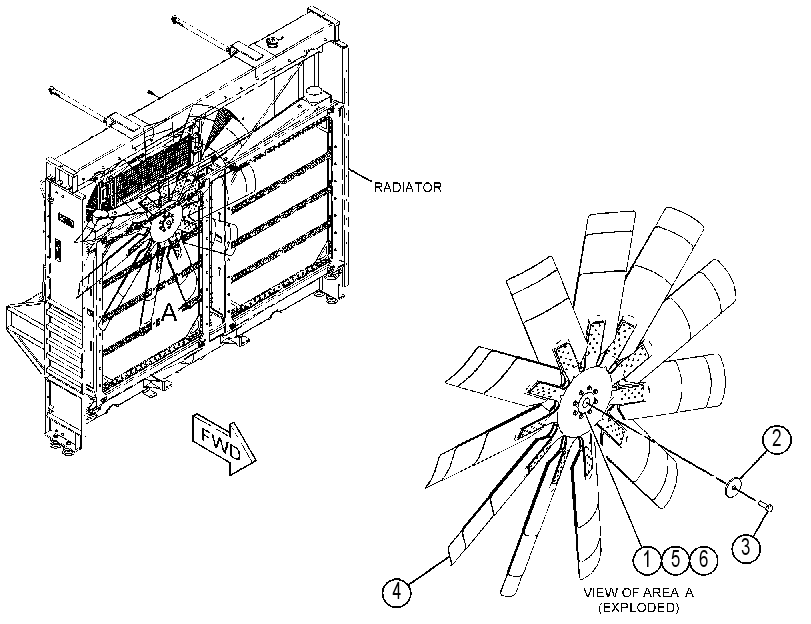 FAN GP 4422590 CAT