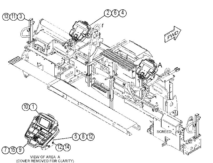 CONTROL & MTG GP-SCREED 4370062 CAT
