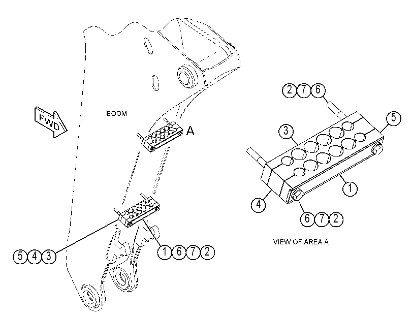 MOUNTING GP-LINES 4304209 CAT