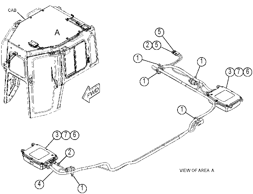 WIRING GP-RECEIVER 4328892 CAT