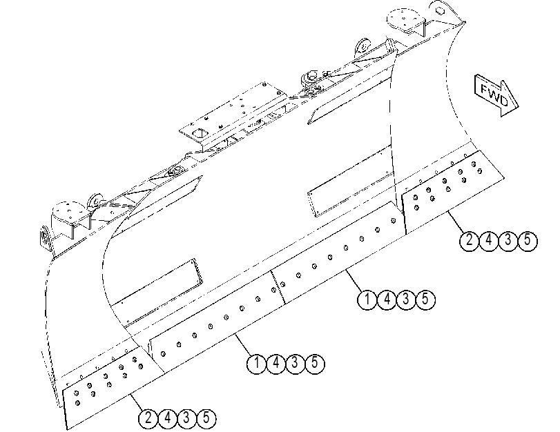 Режущая кромка 4304990 CAT