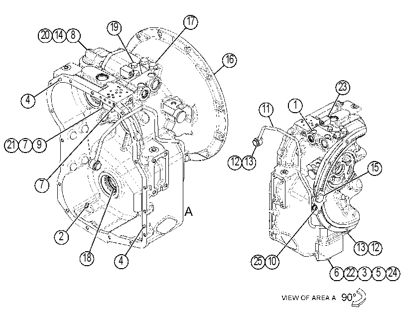 Корпус трансмиссии 4502812 CAT