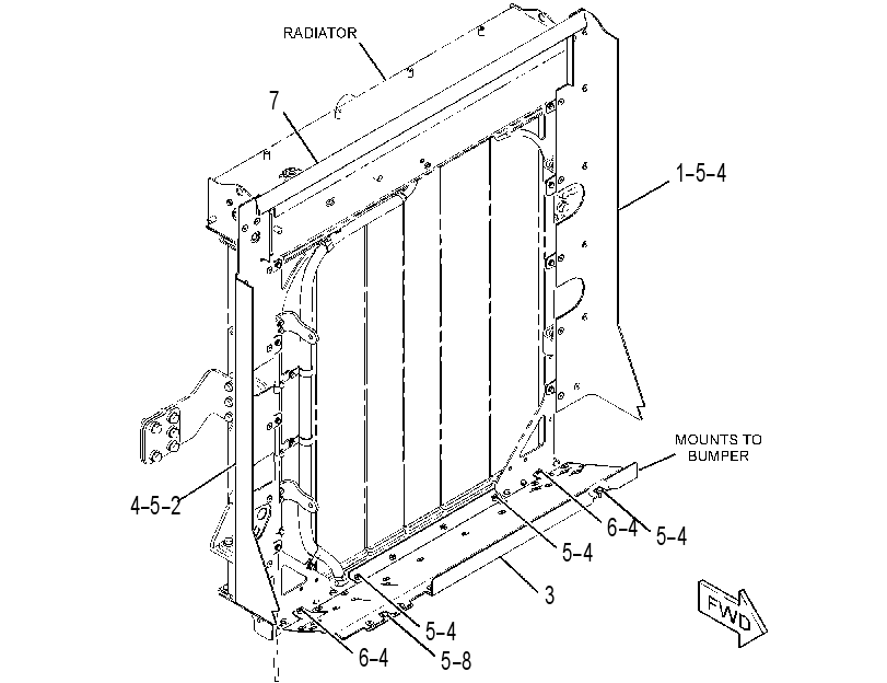 BAFFLE GP-RADIATOR 2955225 CAT