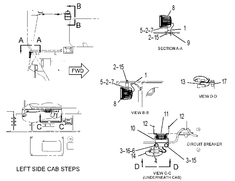 LIGHTING GP-CAB 4602517 CAT