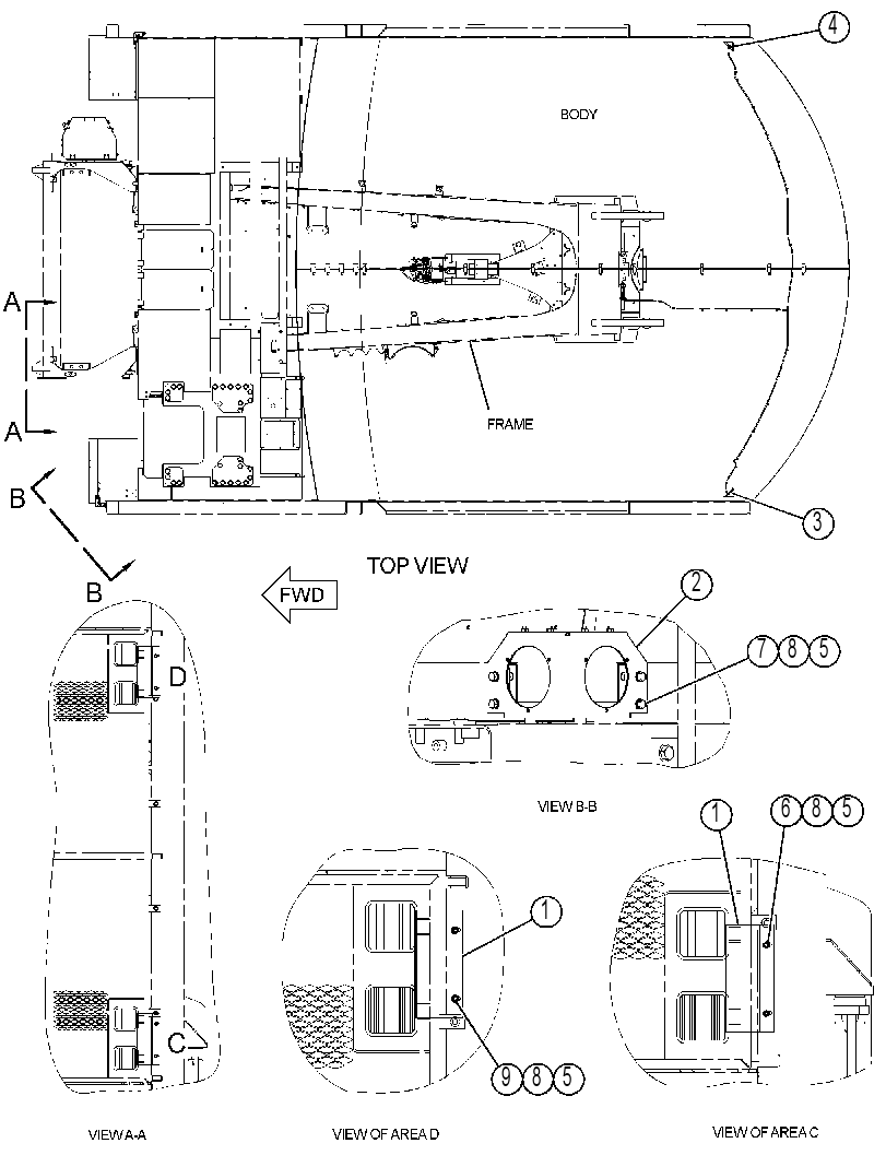 MOUNTING GP-LIGHTING 4423660 CAT