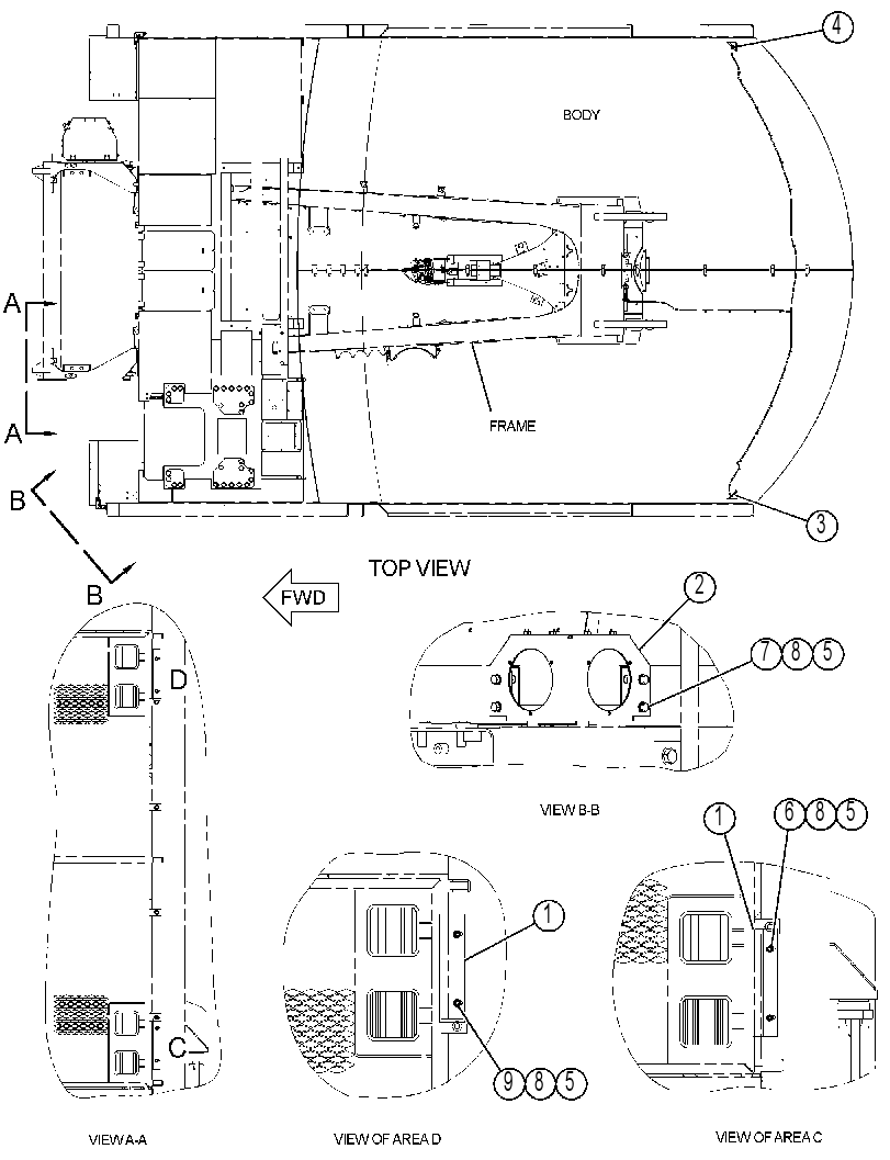 MOUNTING GP-LIGHTING 4423648 CAT