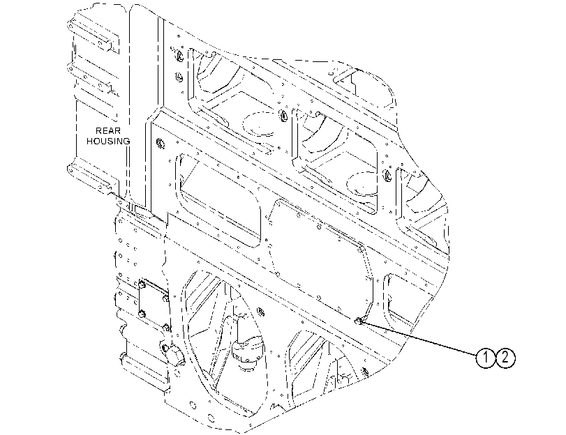 Крепёж крышки 4638043 CAT