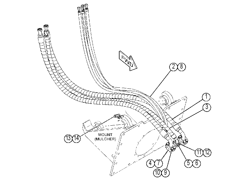 LINES GP-ATTACHMENT 4568321 CAT
