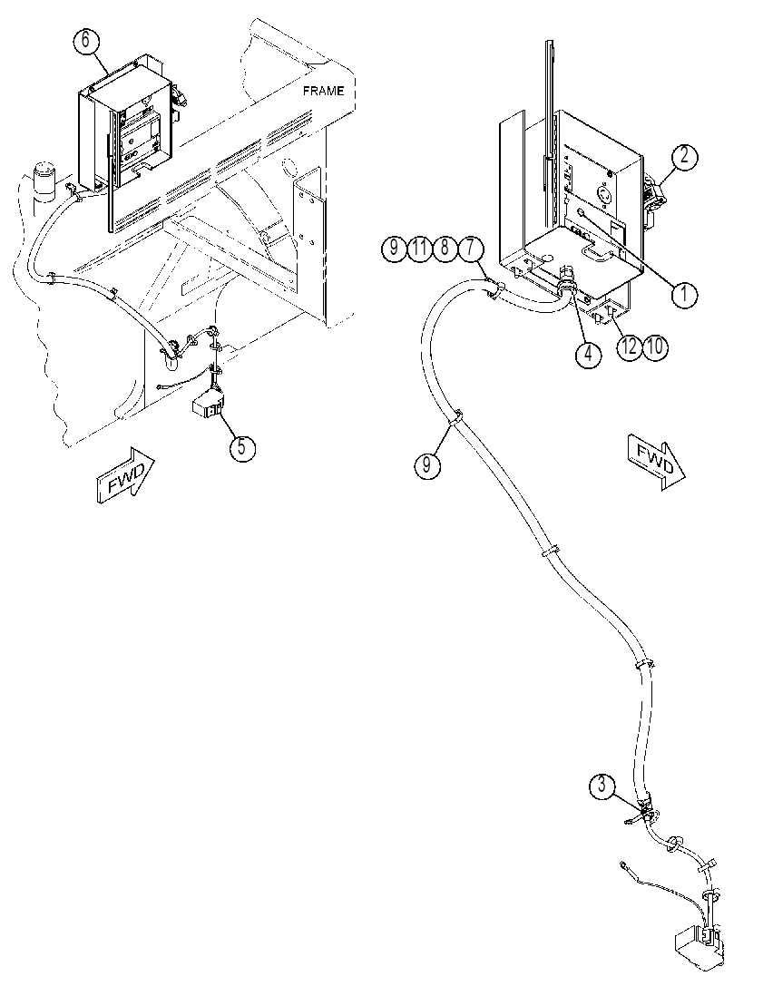 WIRING GP-POWER RECEPTACLE 4499150 CAT