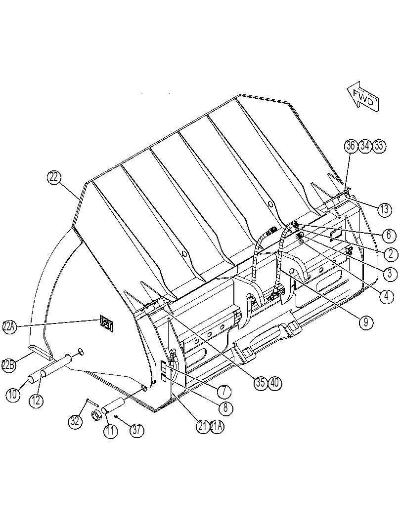 BUCKET AS-MULTIPURPOSE 4241327 CAT
