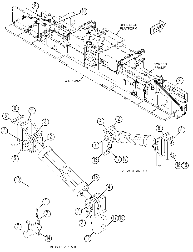 SUPPORT GP-FRAME 4170676 CAT