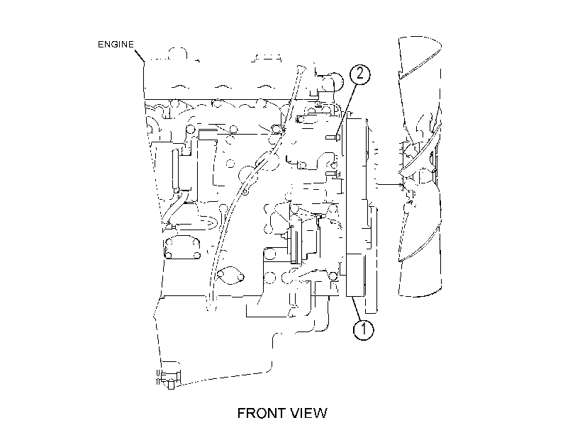 MOUNTING GP-FAN 4358100 CAT