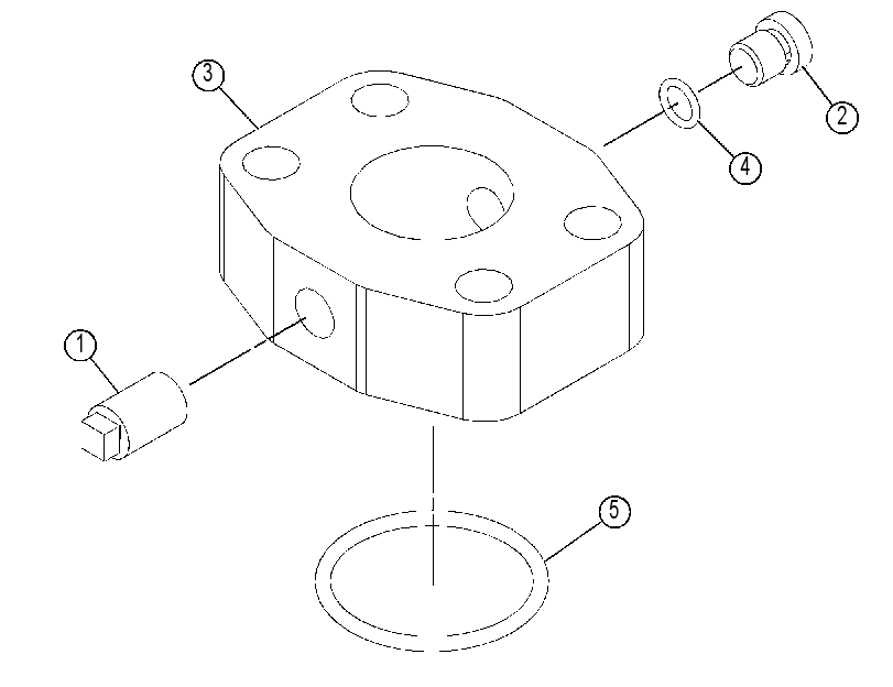 FLANGE & MOUNTING GP 4423506 CAT