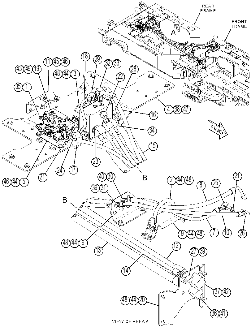 VALVE & LINES GP-IMPLEMENT 3734383 CAT
