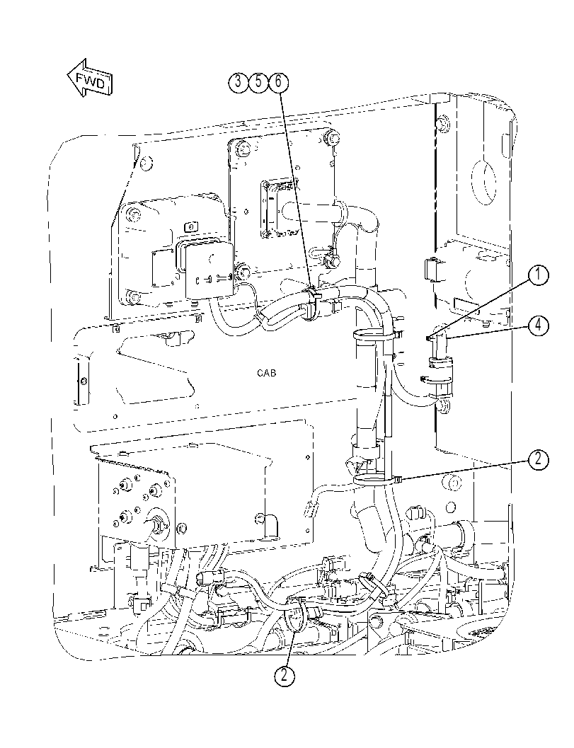 Проводка связи 4406916 CAT
