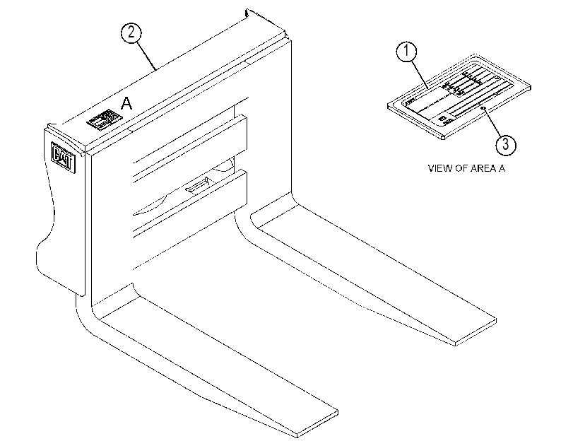 FORK GP-BLOCK HANDLING 4539870 CAT