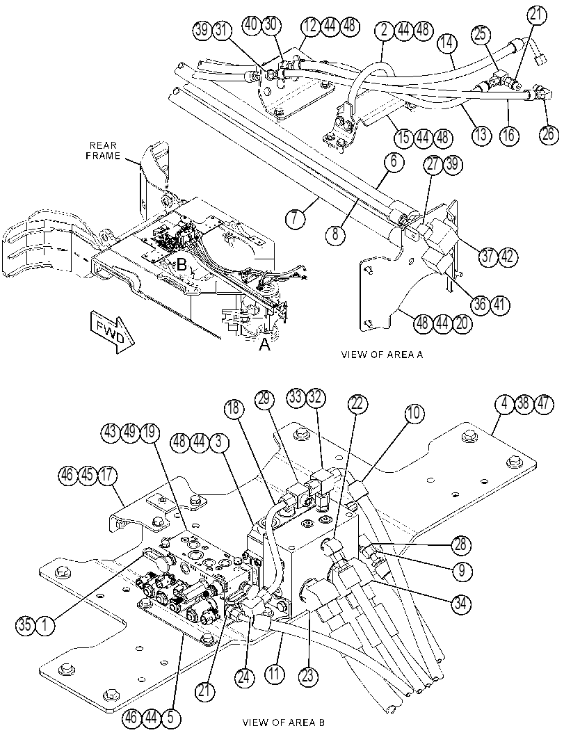 VALVE & LINES GP-IMPLEMENT 3734380 CAT