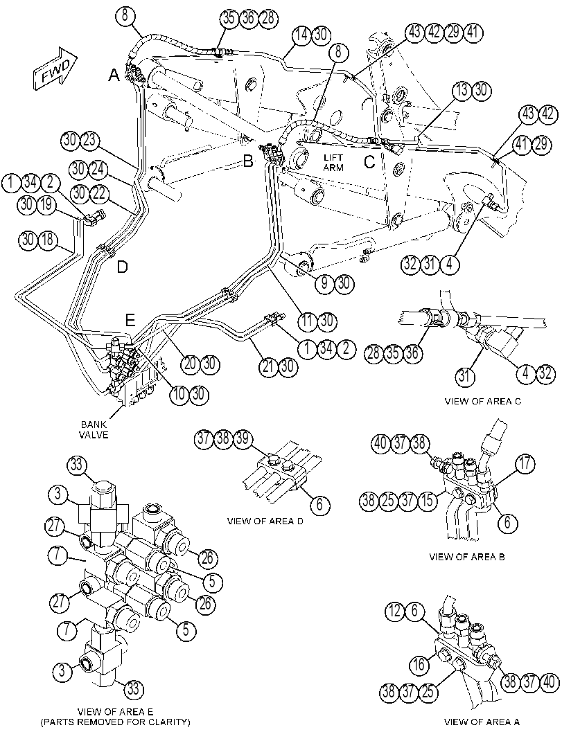 LINES GP-LIFT & TILT 4419170 CAT