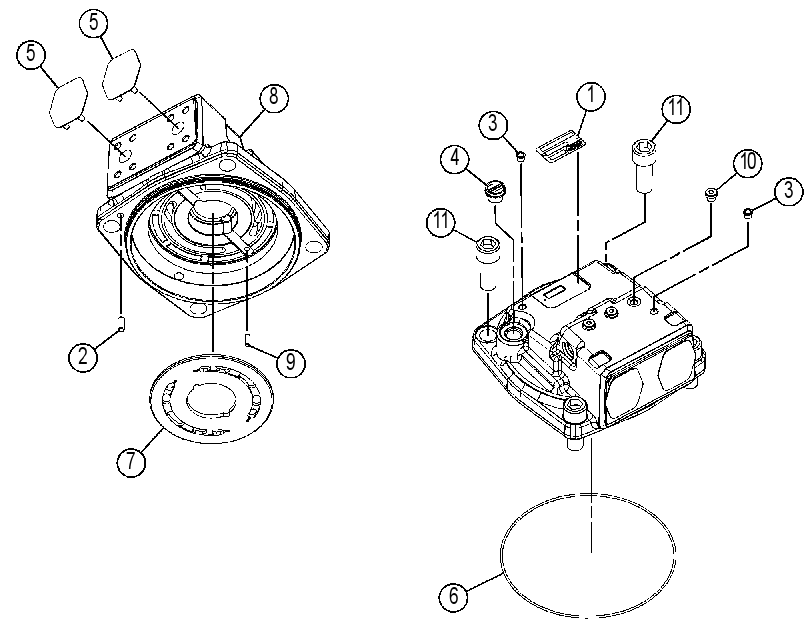 DISTRIBUTOR GP-SWIVEL 4364545 CAT