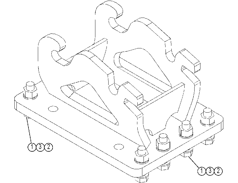 MOUNTING GP-WORK TOOL 4509815 CAT