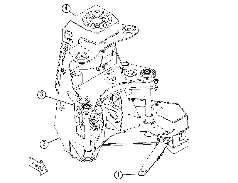 FRAME GP-HARVESTER HEAD 4608601 CAT