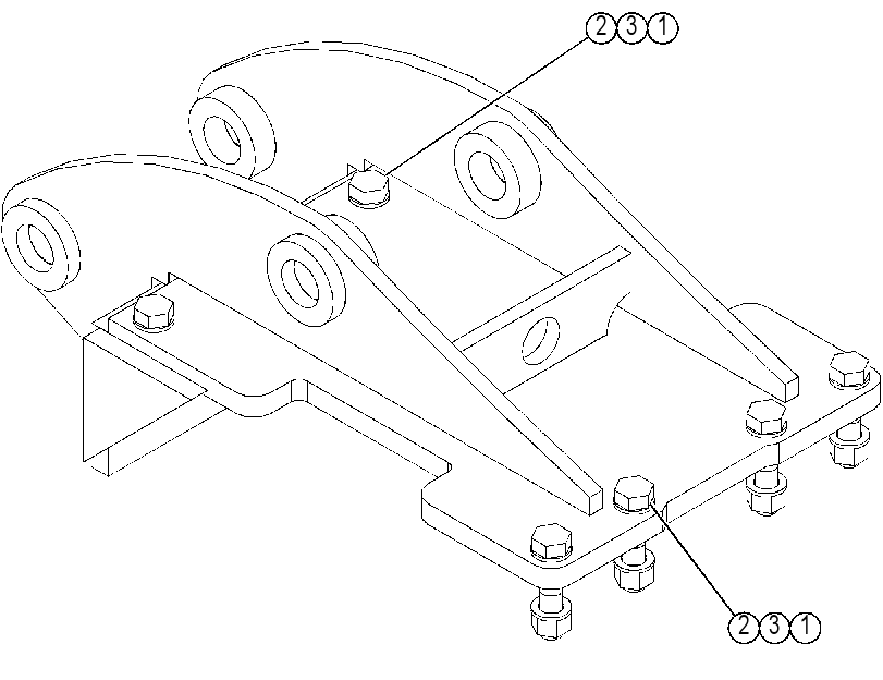 Кронштейн крепёжный 4202381 CAT