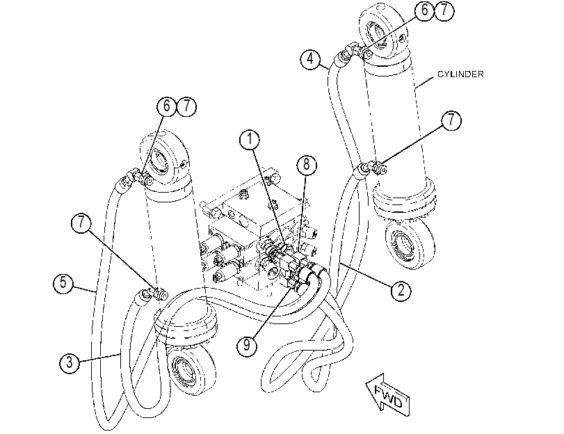 LINES GP-WORK TOOL 4608540 CAT
