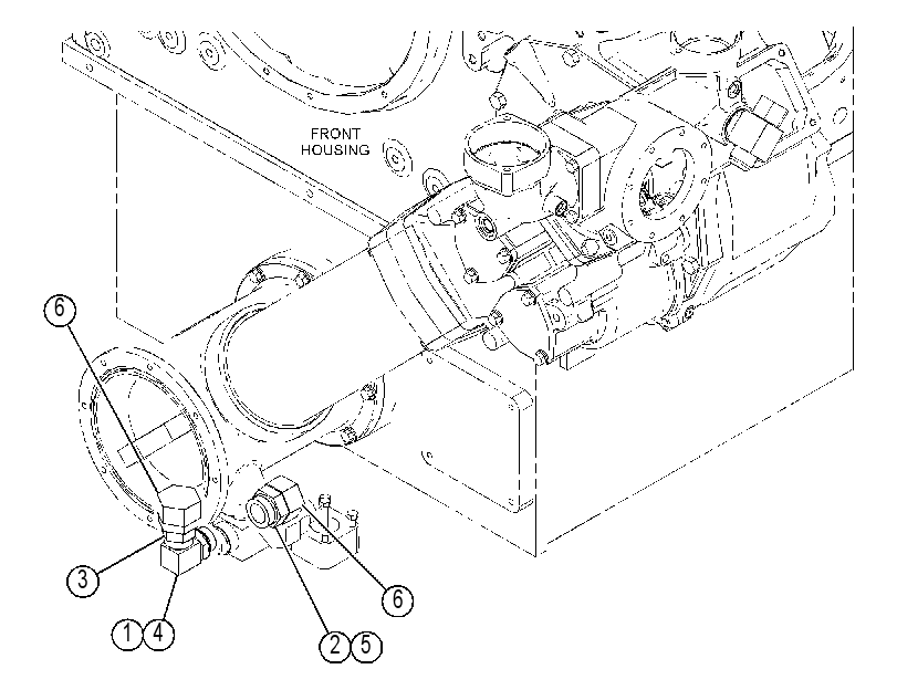 ADAPTER GP-OIL LINE 4602299 CAT
