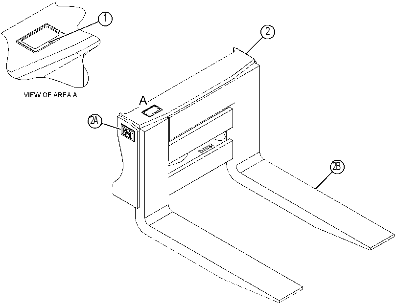 FORK GP-BLOCK HANDLING 4631040 CAT