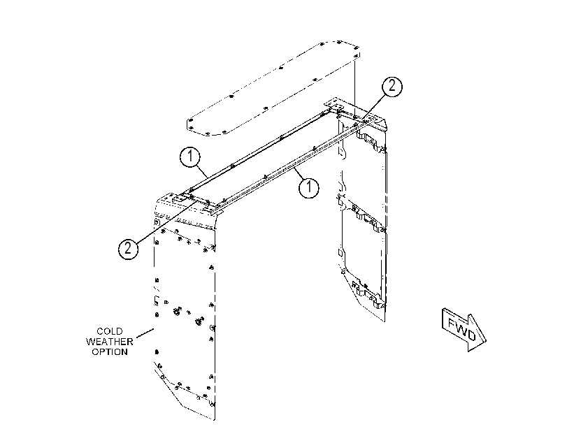 COVER GP-RADIATOR 4611650 CAT