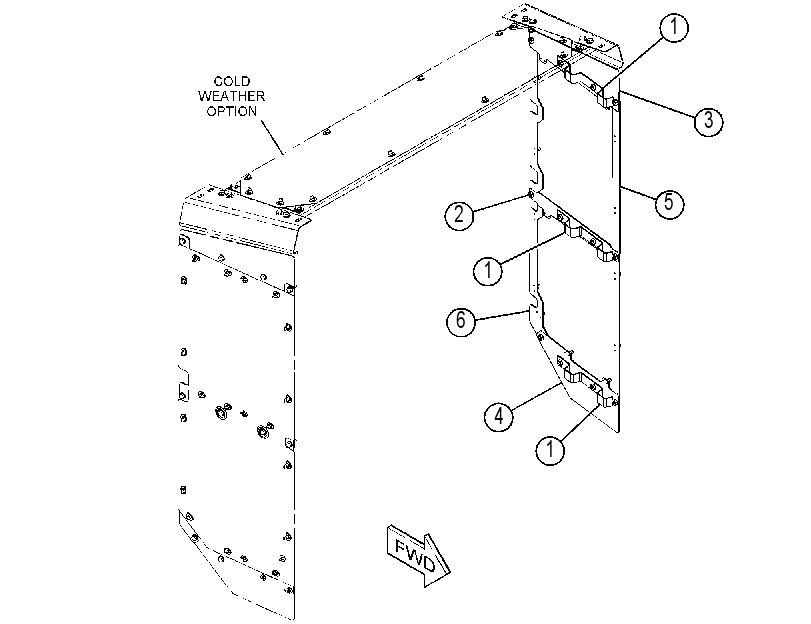 COVER GP-RADIATOR 4596455 CAT