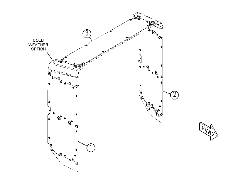 COVER GP-RADIATOR 4596450 CAT