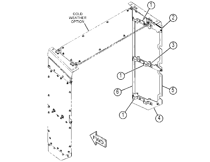 COVER GP-RADIATOR 4596445 CAT