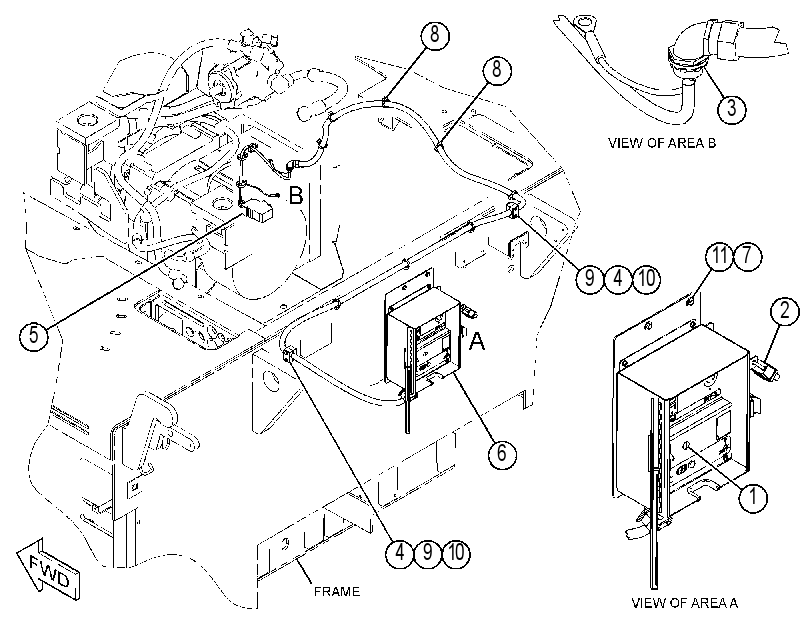 WIRING GP-POWER RECEPTACLE 4499602 CAT