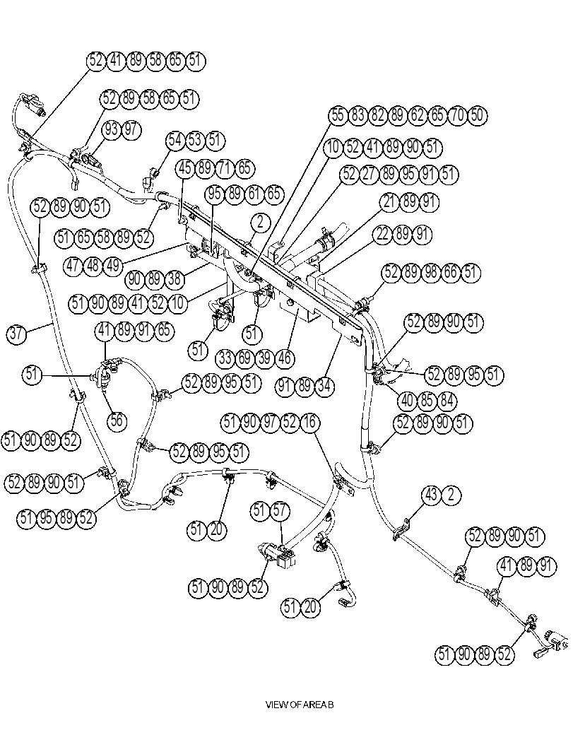 Проводка шасси 4549221 CAT