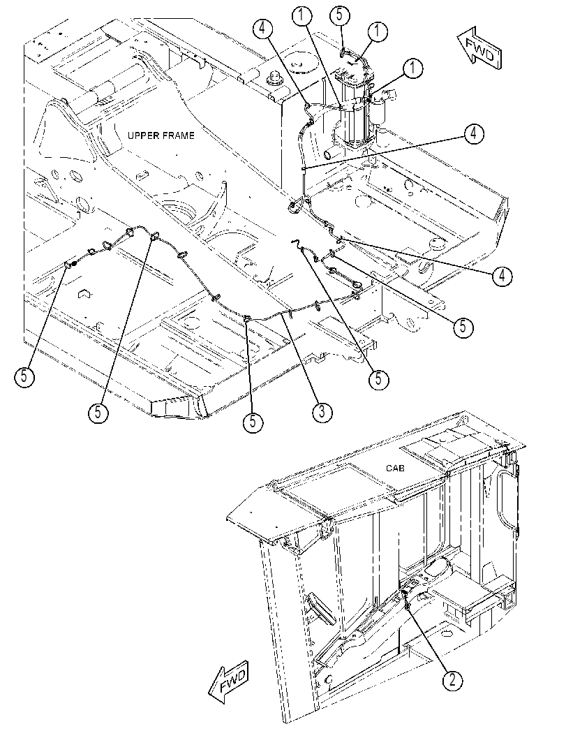 WIRING GP-PUMP 4439067 CAT