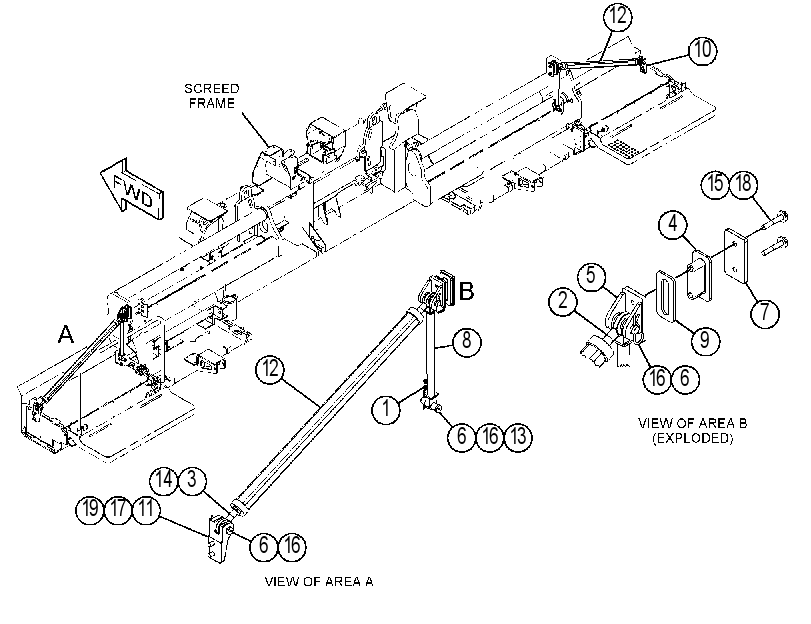 SUPPORT GP-FRAME 4532300 CAT