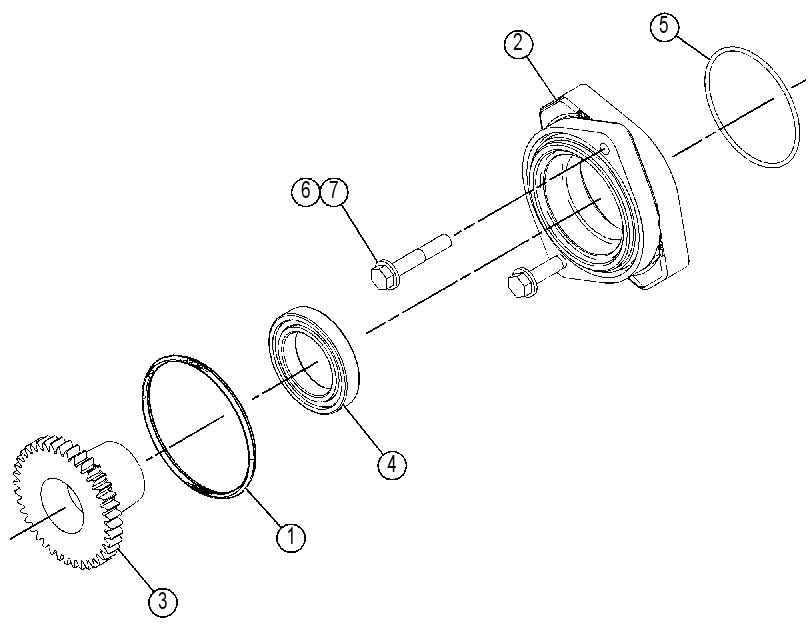 ADAPTER GP-PUMP DRIVE 3337796 CAT