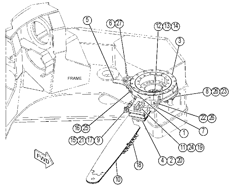 SAW GP-CHAIN 4608515 CAT