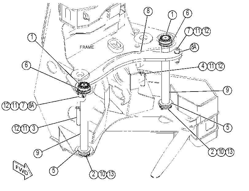 ROLLER GP-FEED 4586491 CAT