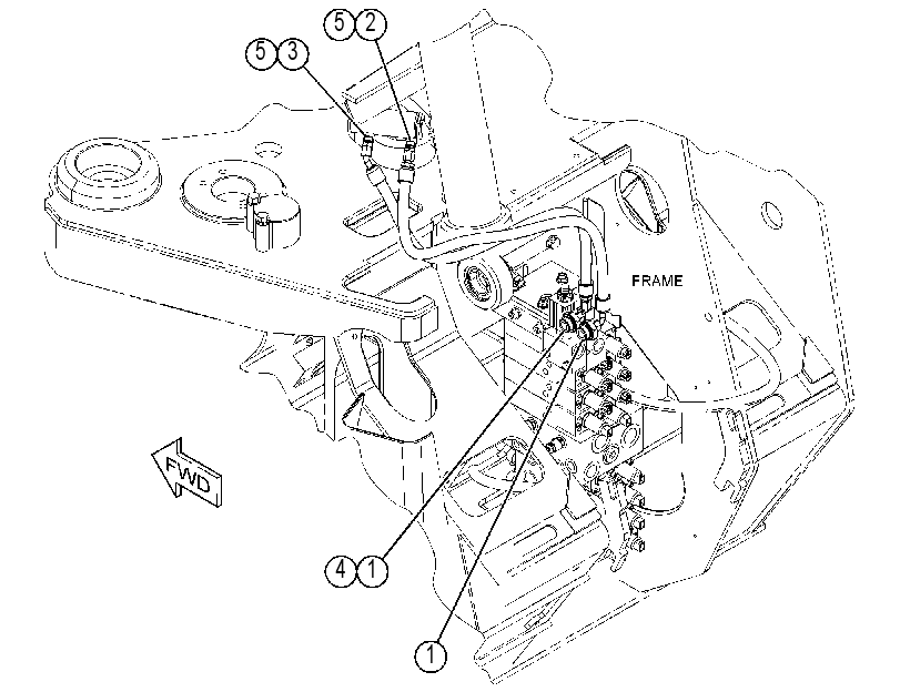LINES GP-WORK TOOL 4594655 CAT