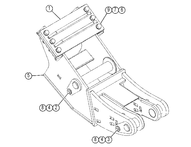 ADAPTER GP-WORK TOOL 4601081 CAT