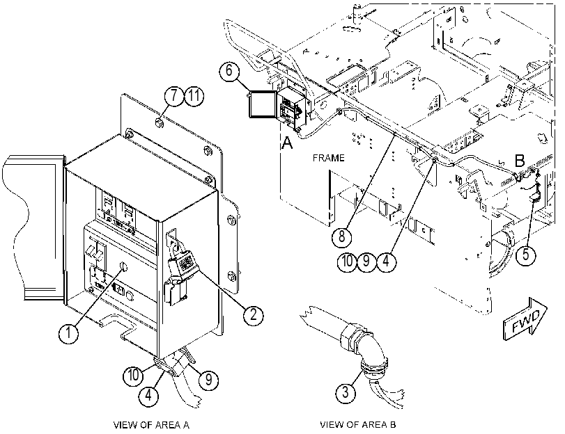 WIRING GP-POWER RECEPTACLE 4497802 CAT