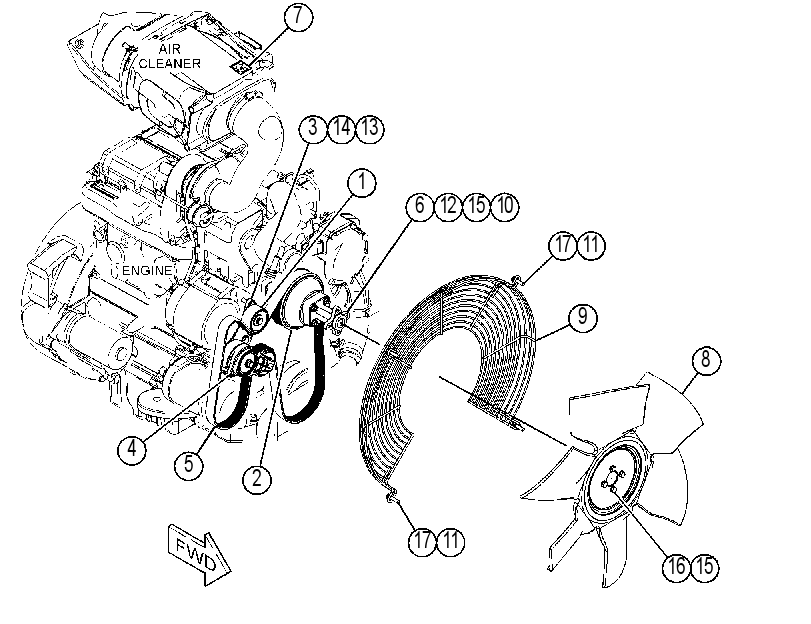 Вентилятор вытяжной 4608912 CAT