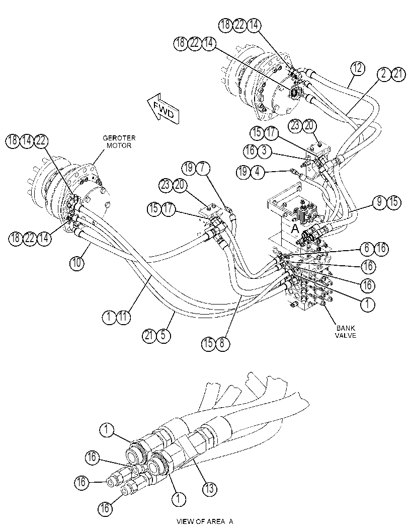 LINES GP-WORK TOOL 4594660 CAT