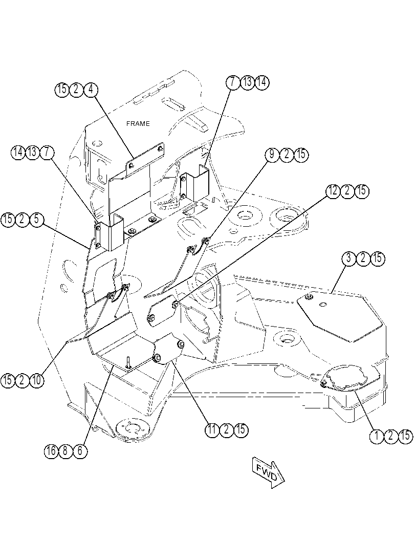 COVER GP-MISCELLANEOUS 4608507 CAT
