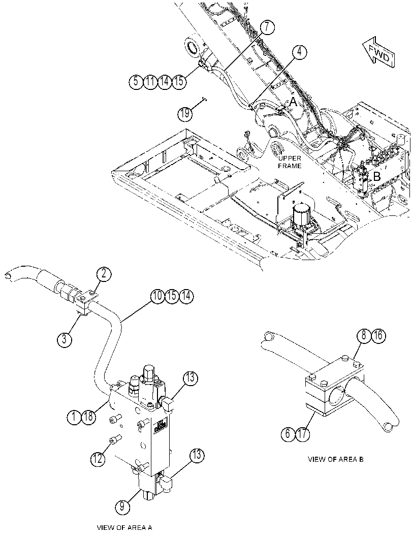 VALVE & LINES GP-BOOM 4565833 CAT