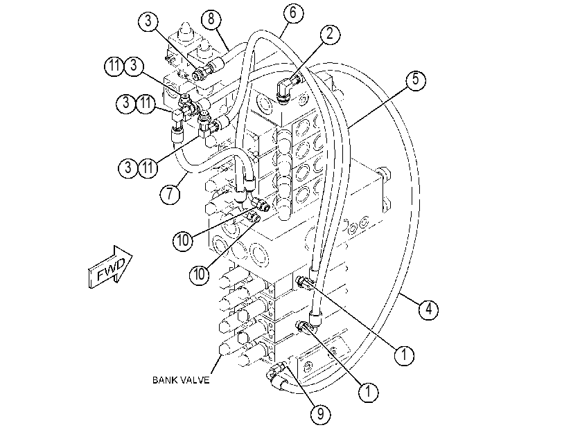 LINES GP-WORK TOOL 4608571 CAT