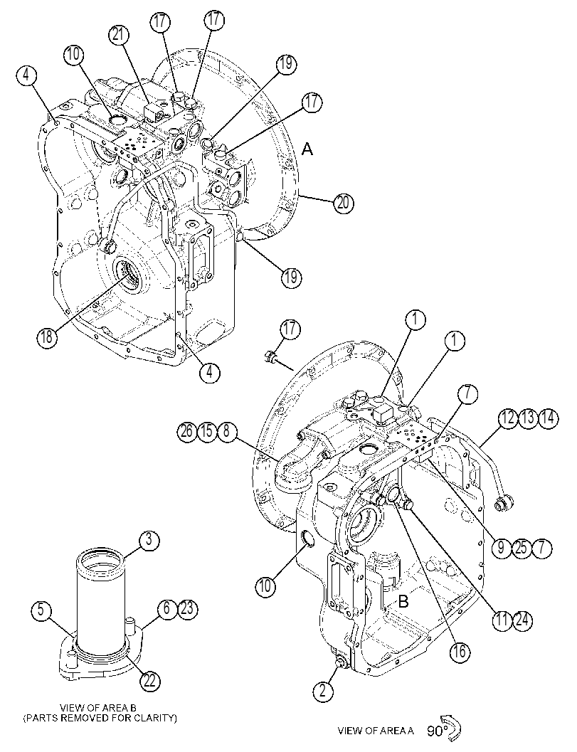 Корпус трансмиссии 4502815 CAT
