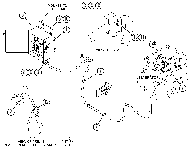 WIRING GP-POWER RECEPTACLE 4500560 CAT